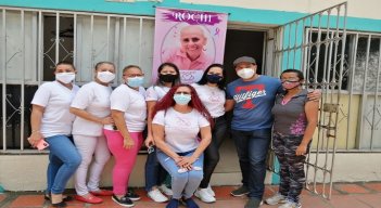 Dan charlas y capacitaciones virtuales, los miércoles hacen talleres psicológicos y cuentan con un banco de medicamentos.  / Foto Cortesía.