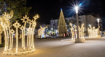 La iluminación navideña trae calidez y alegría./Foto: cortesía