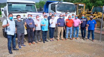 La gobernación gestionó ayudas para la reparación de malla vial destruida por las lluvias en 15 municipios./Foto cortesía