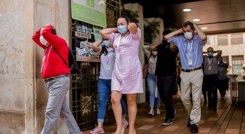 las personas reaccionaron de la mejor manera durante la emergencia./Foto Cortesía