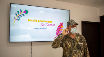 Crear sentido de pertenencia por la diversidad en la región es una de las metas del proyecto.