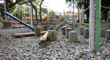 Parque de las Parabólicas ubicado en la avenida 5 entre calles 5 y 4 de Prados del Este.