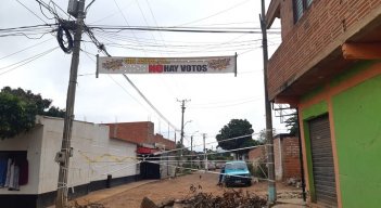 Más de tres cuadras están cerradas. / Foto: Deicy Sifontes 