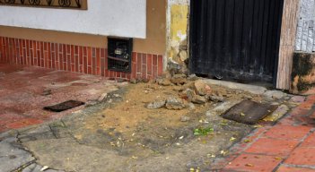 Es el segundo medidor de gas que se roban en pocas semanas en este sector de La Cabrera. / Foto: Pablo Castillo