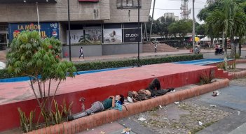 Parque Amelia dormitorio y baño público de los habitantes de la calle/Foto: Cortesía/La Opinión.