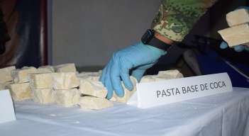 Pasta de base de coca. / Foto: La Opinión