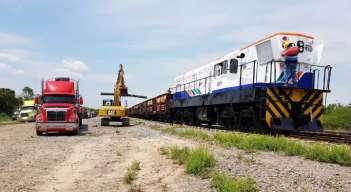 Está en marcha la reactivación del transporte férreo del país./Foto cortesía
