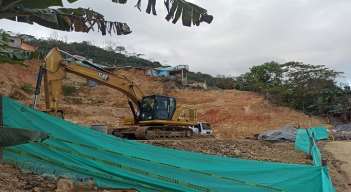 Luego de un receso se reactivan los trabajos en la Transversal del Catatumbo./ Foto: Cortesía.