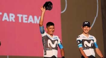 Nairo Quinta a sus 35 años confía en hacer un buen Giro.