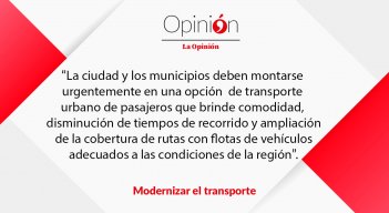Modernizar el transporte