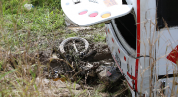 Accidente de tránsito.
