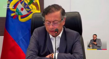 Gustavo petro alocución. Foto captura de pantalla