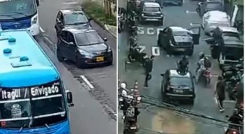 PELEA DE CARROS EN ITAGUI. 