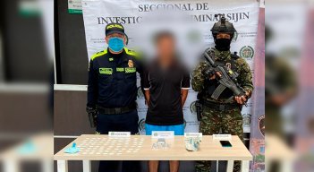 Incautaron dosis de cocaína y dinero en efectivo producto de la venta. / Foto: Cortesía 