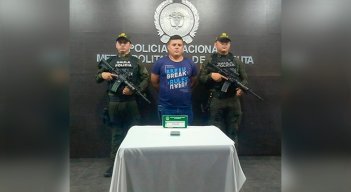 Darwin José Guarín Chinchilla fue detenido por el Gaula, mediante una orden judicial./Foto Cortesía