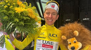 Tadej Pogacar, líder del Tour de Francia 2025