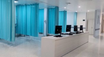 Espacios cómodos y suficientes para pacientes y familiares en la Sala de Partos del HUEM./Foto cortesía
