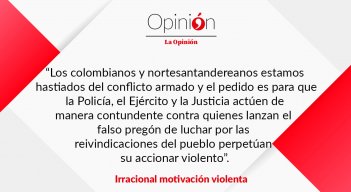 Irracional motivación violenta