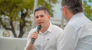 Alcalde Juan Camilo Suárez en una audiencia pública de rendición de cuentas/Foto cortesía 