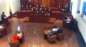 Frente a esta decisión hubo salvamento de voto del magistrado Julio Andrés Sampedro Arrubla./Foto Cortesía