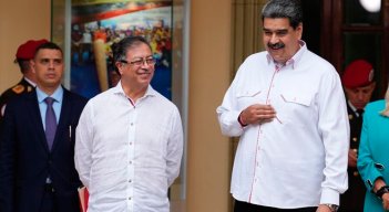 Gustavo Petro y Nicolás Maduro
