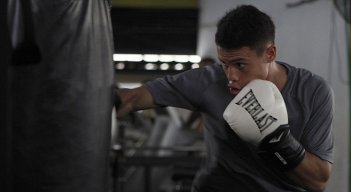 Oddua Alejandro Lizarazo de 22 años llegó a Cúcuta hace cerca de diez años buscando mejores oportunidades en el deporte.