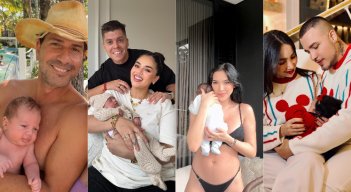 Baby boom en el espectáculo: los famosos que fueron papás en 2025.