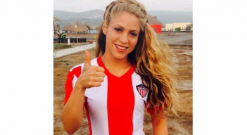  así celebró Shakira el triunfo del Junior