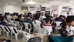 El escenario de diálogo social contó con la participación de cerca de 80 líderes campesinos. Foto: Cortesía / La Opinión