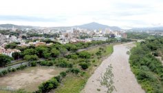 Río Pamplonita en su paso por Cúcuta./Foto Carlos Ramírez