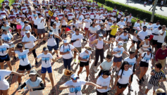 Así estuvo la 'Carrera por la Vida' en Cúcuta.