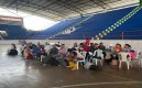 Es imperativo, desplazados deben abandonar el coliseo cubierto Argelino Durán Quintero de Ocaña.