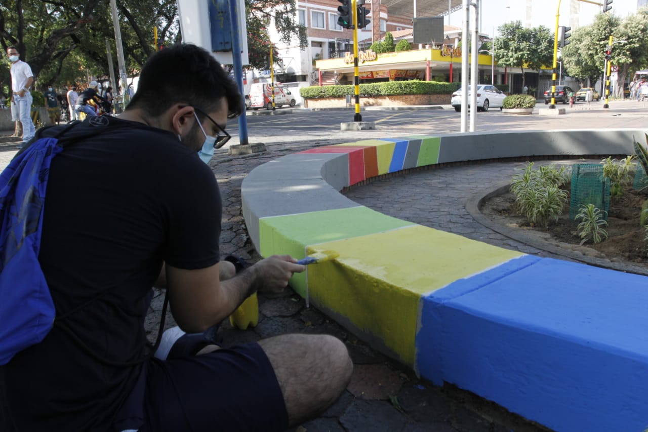 En algunas partes el color fue protagonista del cambio. 