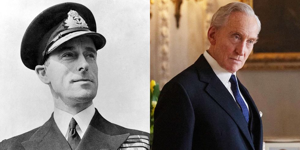 Charles Dance es Lord Mountbatten