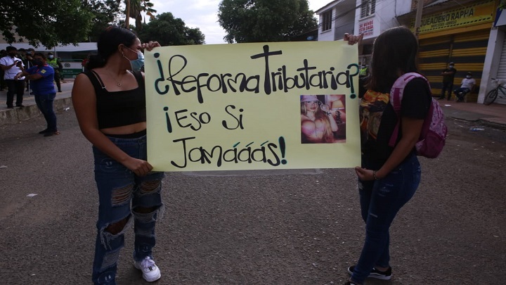 Los jóvenes claman por atención inmediata del Gobierno de Iván Duque para que no haya más injusticia.