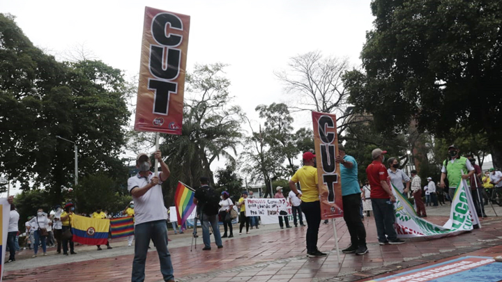  Integrantes de la Central Unitaria de Trabajadores (CUT)