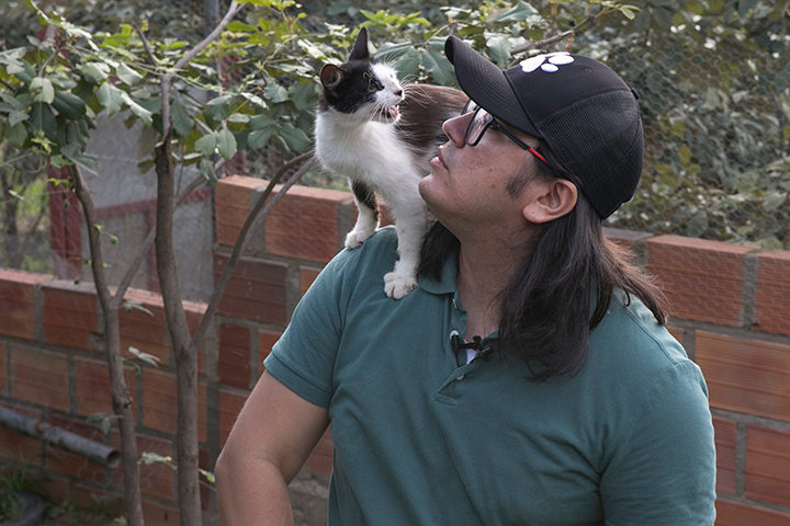 Para el concejal Víctor Caicedo, es importante la empatía de toda la ciudadanía para hacerle frente a tanto abandono de animales de compañía. / Foto: Juan Pablo Cohen