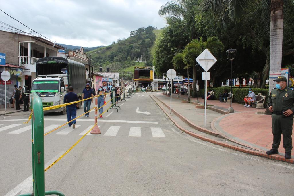 El control en las calles estuvo a cargo de la Policía Nacional.