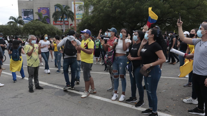 Jóevenes reclamaron el derecho a protestar