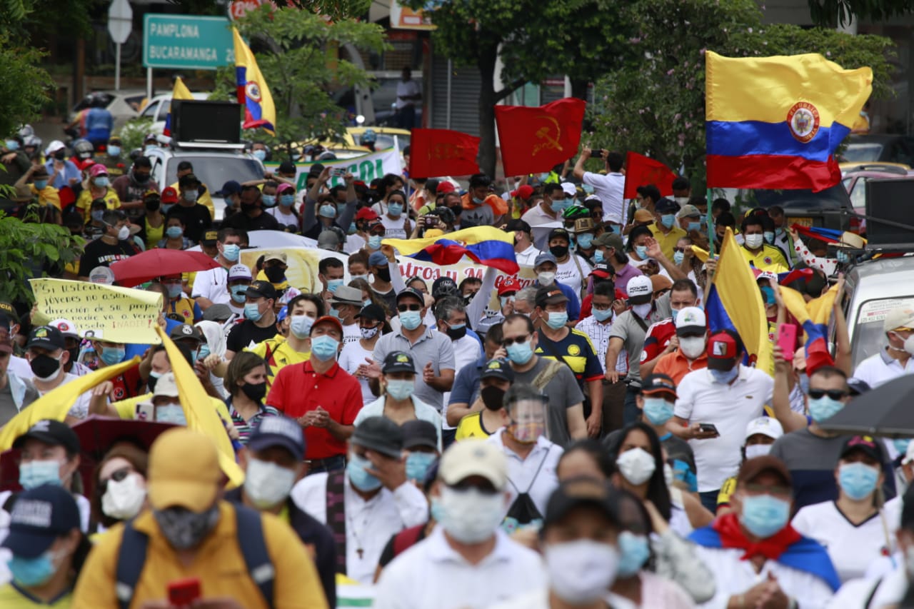 Todos los asistentes participaron cumpliendo con los protocolos de bioseguridad para evitar contagios masivos de la COVID-19.