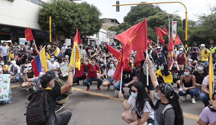 Las movilizaciones también representan a los líderes y lideresas sociales que en los últmos años han perdido la vida defendiendo los territorios 