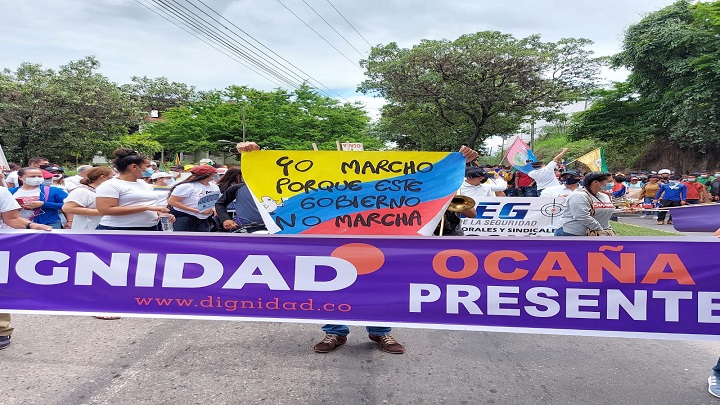 La jornada nuevamente es en rechazo a las reformas: tributaria, pensional y de salud.