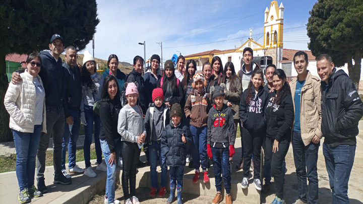 Los organizadores recibieron los niños en el corregimiento de Berlín.