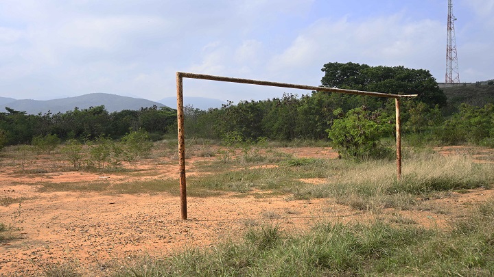 El plantel se ha llenado de maleza. / Foto: Jorge Gutiérrez / La Opinión 