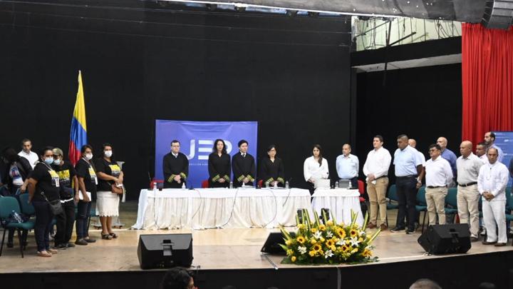 La audiencia se cumple en el auditorio de la UFP Ocaña /La Opinión 