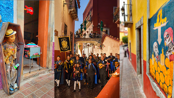 Camine por estas calles interpretando diferentes canciones, además de escuchar mitos y leyendas de Guanajuato.