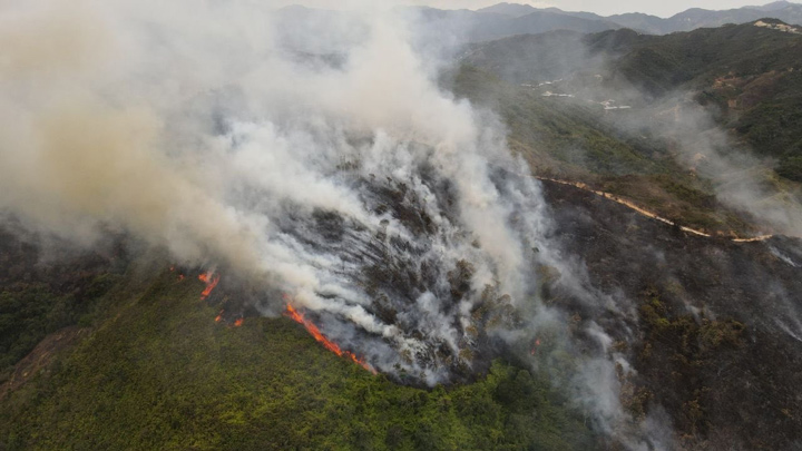 EL incendio inició el pasado martes 