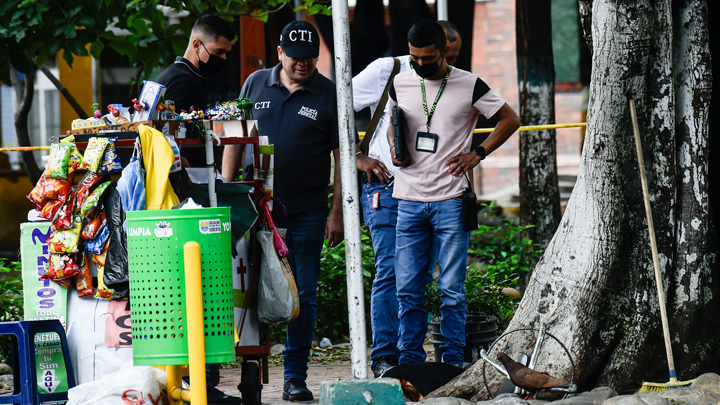 Autoridades llegaron hasta el parque Mercedes Ábrego/AFP