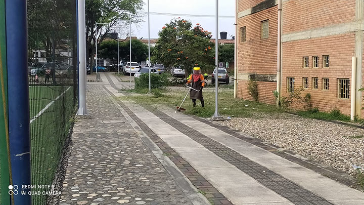 Desde la seccional de Los Patios del IMRD, señalan que sí le han hecho mantenimiento al lugar. 