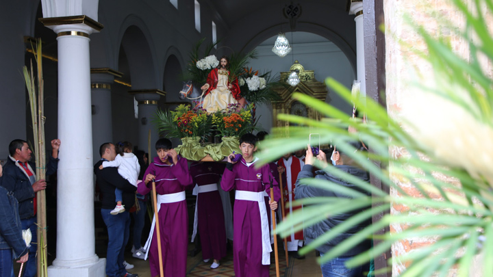 Con el domingo de ramos inició la Semana Santa 